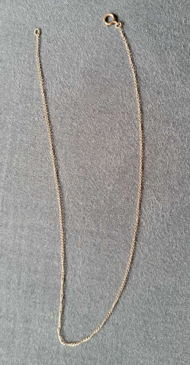 **14K GOLD**VINTAGE PPC 14K GOLD** CHAIN & PENDANT NECKLACE.