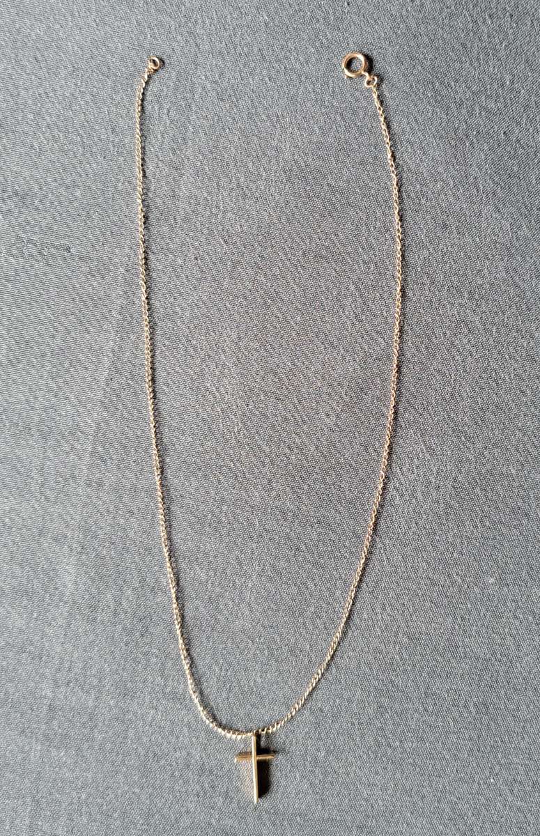 **14K GOLD**VINTAGE PPC 14K GOLD** CHAIN & PENDANT NECKLACE.
