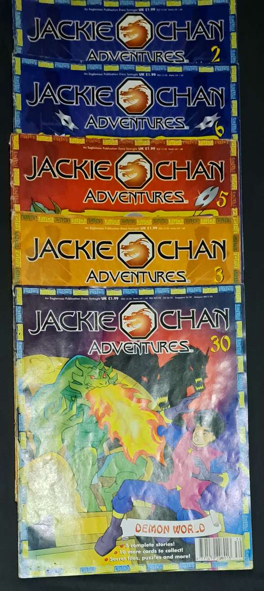 Vintage Jackie Chan Adventures  22 books good condition view all photos .