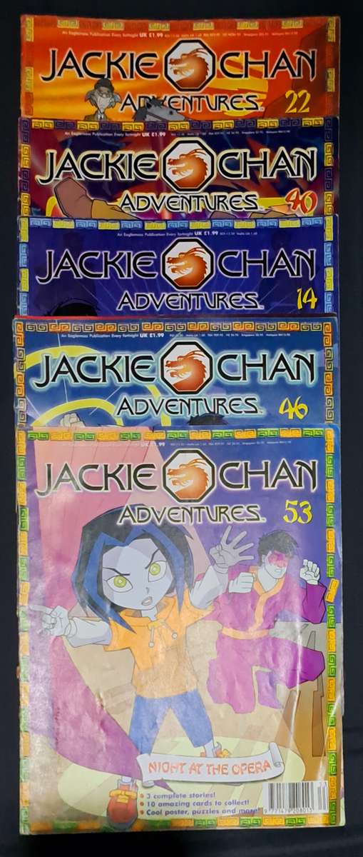 Vintage Jackie Chan Adventures  22 books good condition view all photos .