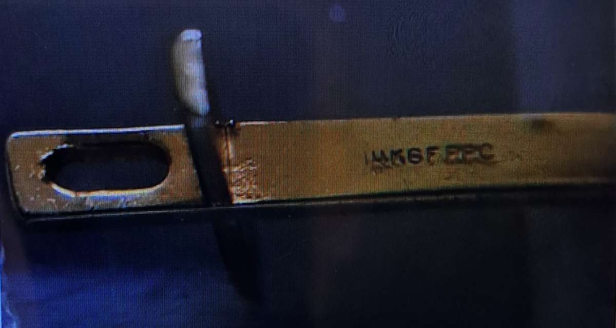 Vintage ppc 14K BF Cross pendant chain yellow gold --Religious Jewellery.