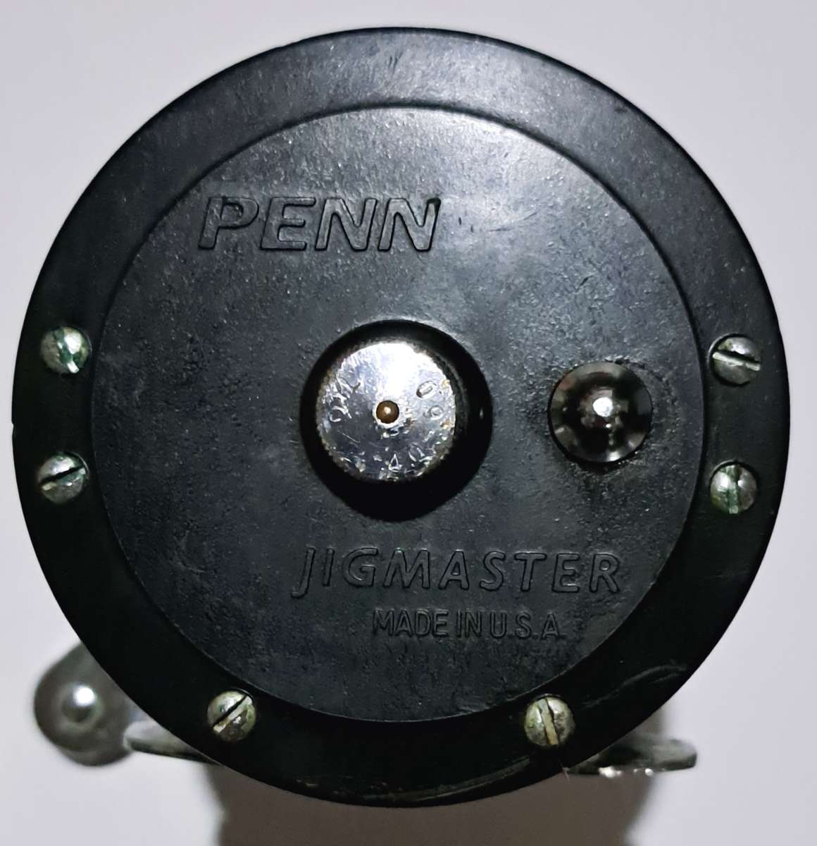Vintage Penn-Jigmaster Black "Penn:500" Salt/Fresh Water. Reel  Made in USA.