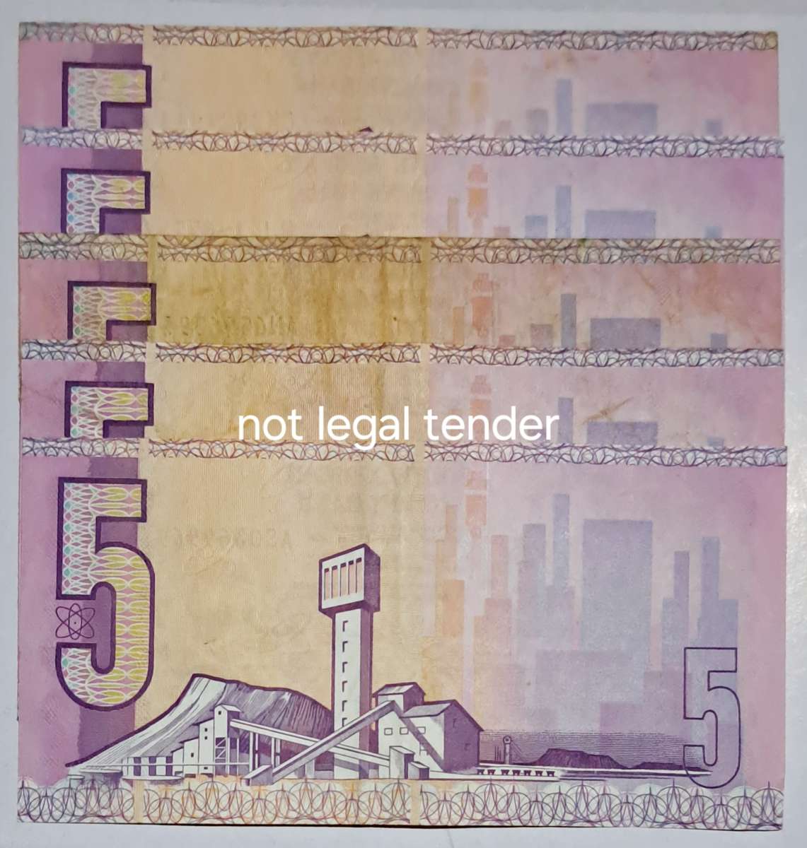 S.A. 5- Five Rand Bank Notes --CL Stals--