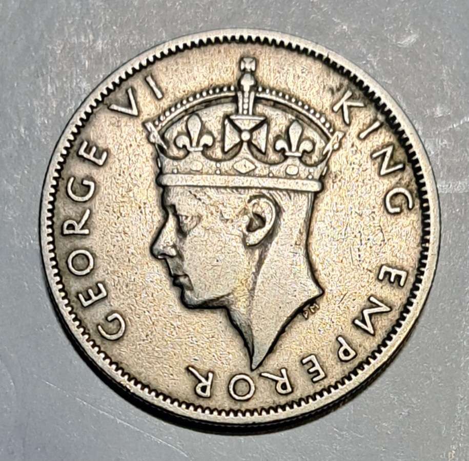 Southern Rhodesia Two Shillings Coin 1947.