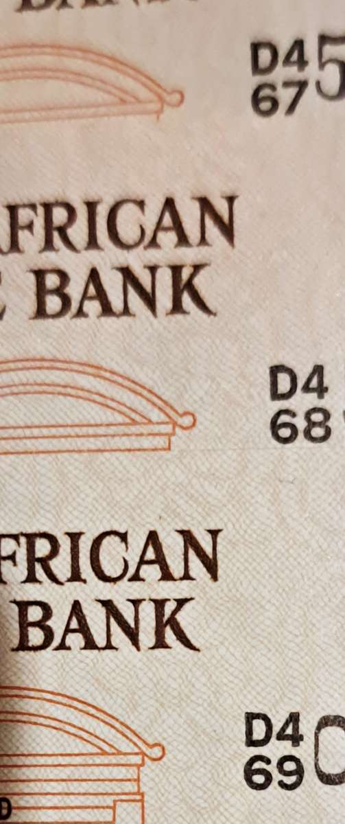 S.A. 3- Twenty Rand Bank Notes - GPC de Kock - "D467 "D468 "D469"-