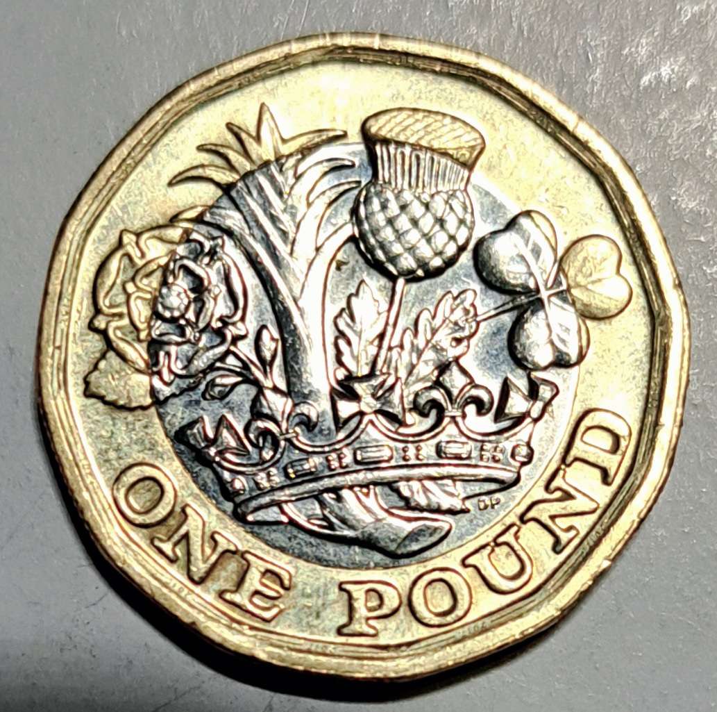 One Pound  Coin 2017 Queen Elizabeth  -- UNC COIN --