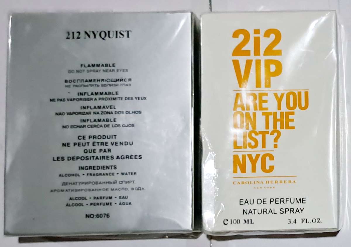 Natural Spray For Him & Her "212" "2 × 100ml" +" 1 × 15ml" .