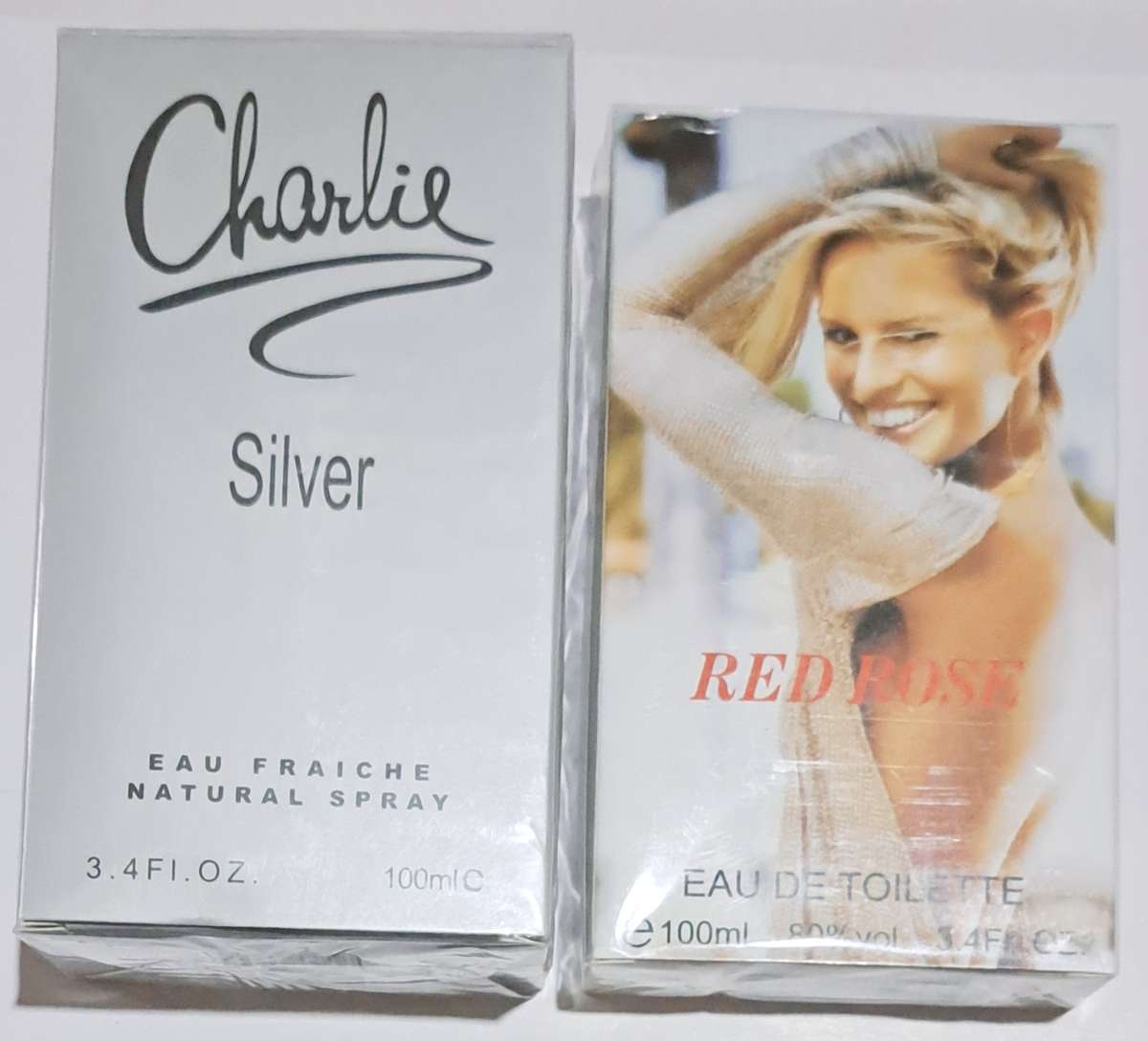 Charlie Silver & Red Rose Natural Spray 2 × 100ml