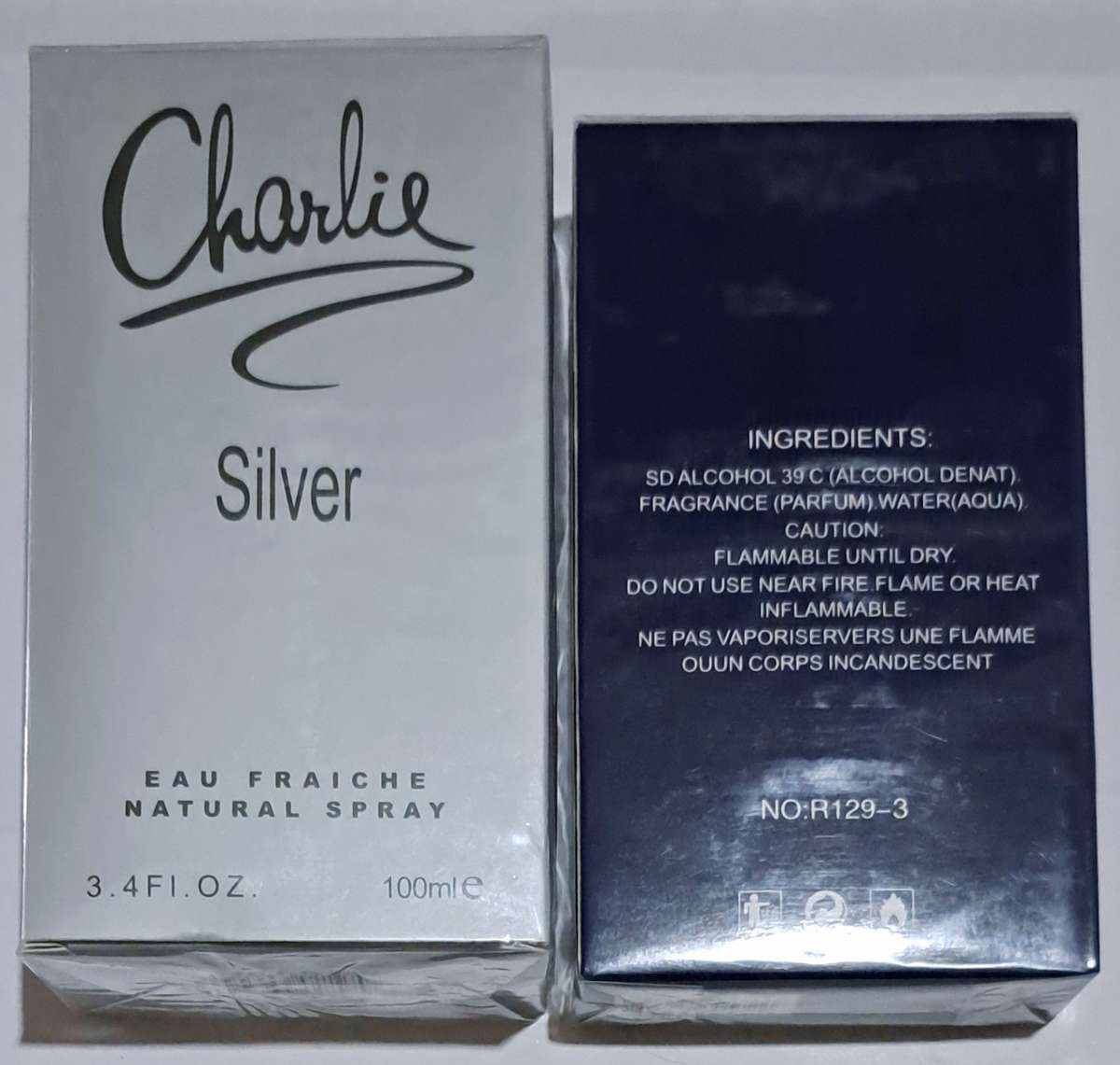 Natural Spray "For Him & Her" Charlie Silver & Titanic " 2 × 100ml "