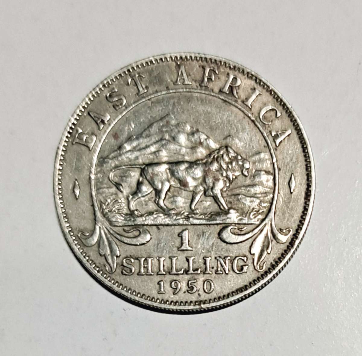 East Africa One Shillings "1950" George VI
