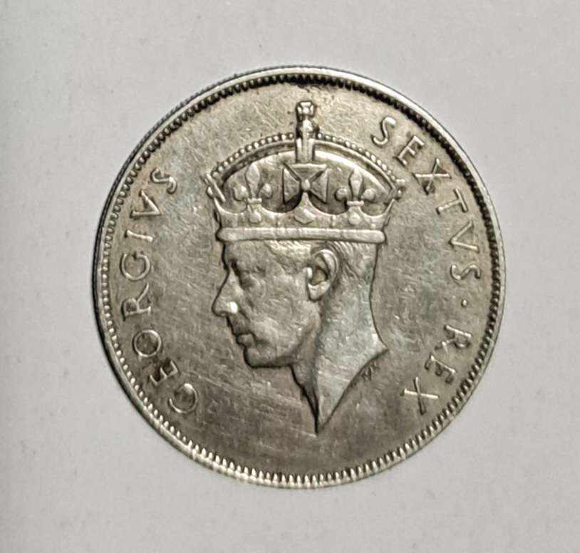 East Africa One Shillings "1950" George VI