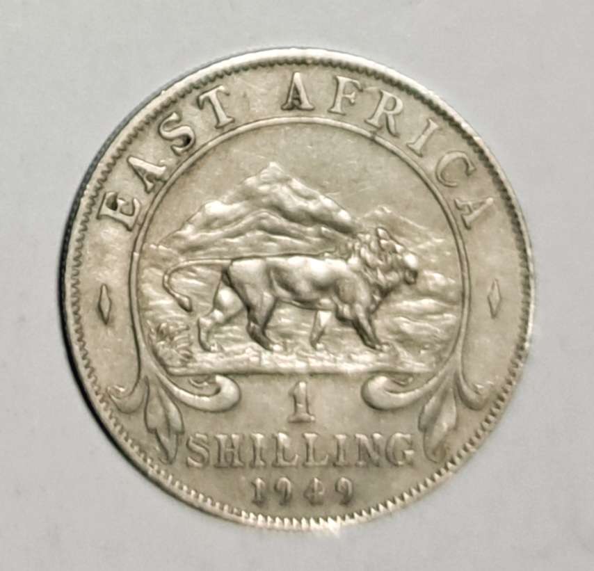 East Africa One Shilling "1949" George Vl