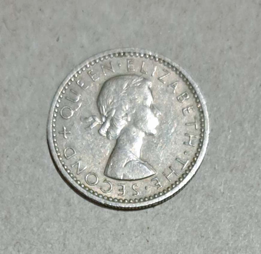 Rhodesia & Nyasaland Six Pence "1957"