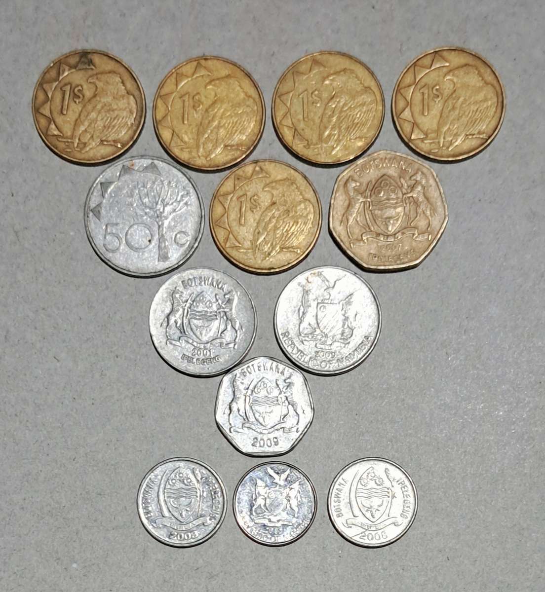 Collection of 13 Africa Coins. "Nice Coins"