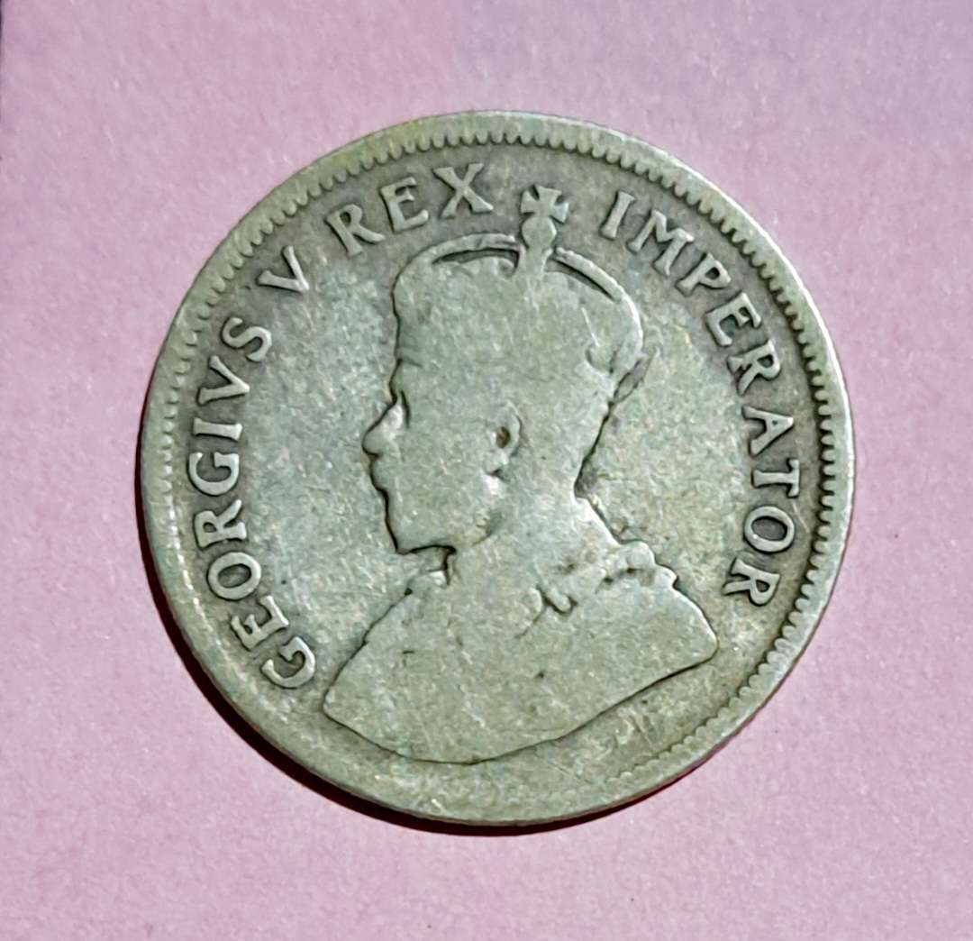 " 1926 " Union of S.A. One Silver Shilling " Rare Date "80% Silver "