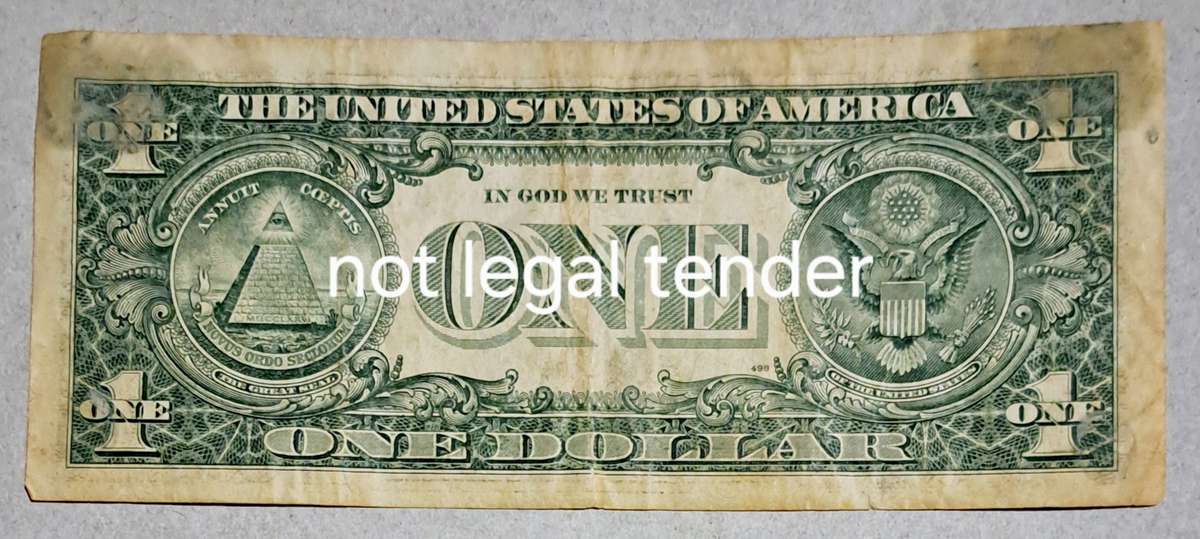 USA 1 Dollar Note  New York  Federal Mint 1993