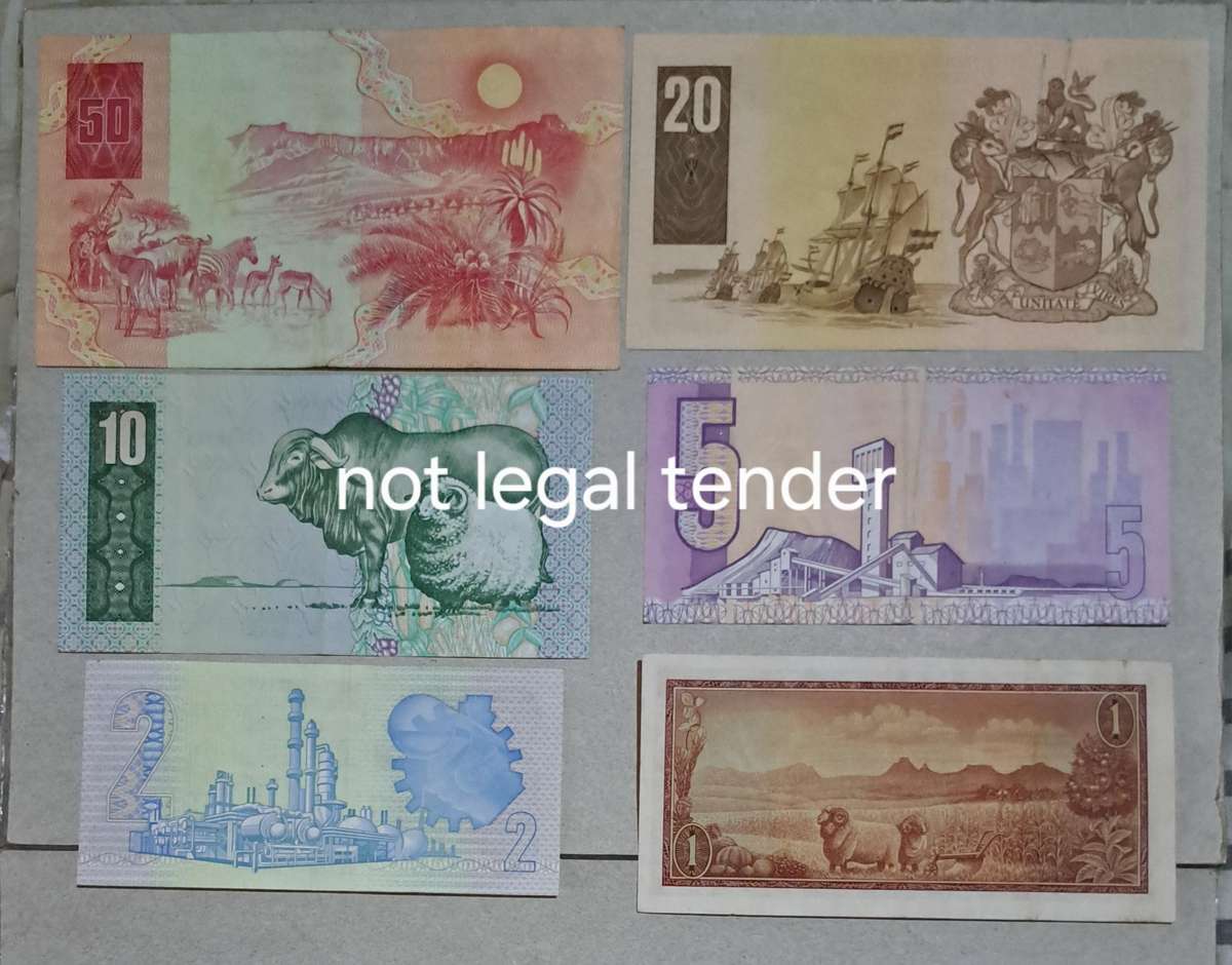 Complete Set  GPC de Kock R50 to R2 / R1 de Jongh // Jan van Riebeeck " Like New "