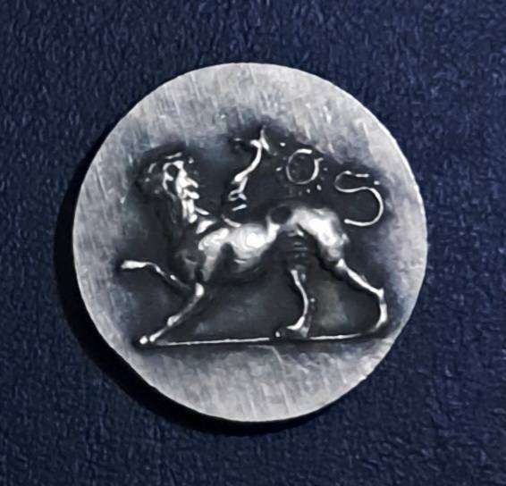 Ancient Greek Lion & Pegasus Coin.