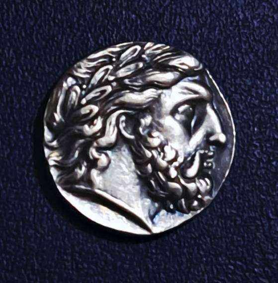 Ancient Greek Mythology Sun God Coin.