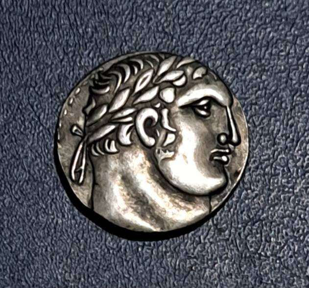 Ancient Greece Apollo Alexander The Macedonian Kingdom Exquisite Coin.