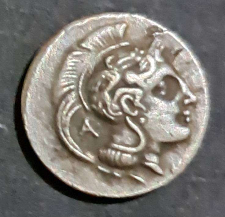 Ancient Greek Mythology Athena Lion Wisdom Coin