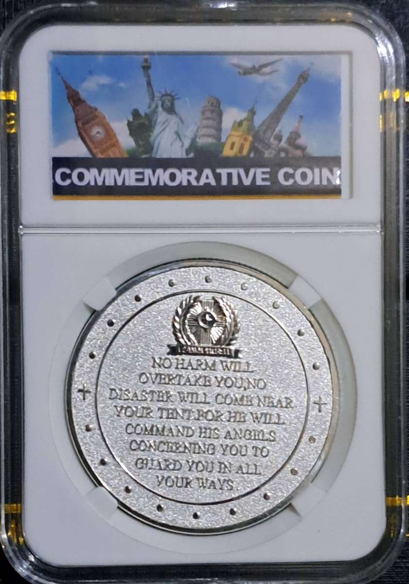 Archangel Mickael Angel Guardian Commemorative Coin." New in Protective Boxed "