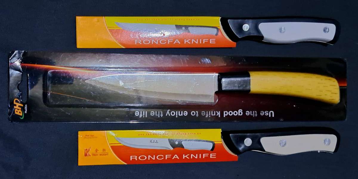 Kitchen Knife Combo 3 Knives for one bid. "New"  23,5cm