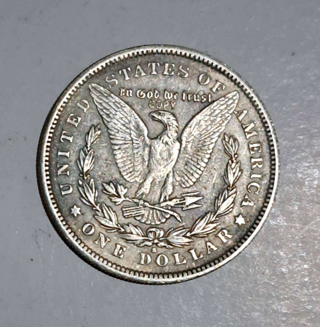 1892 USA One Dollar Commemorative coin  Crown Size Coin