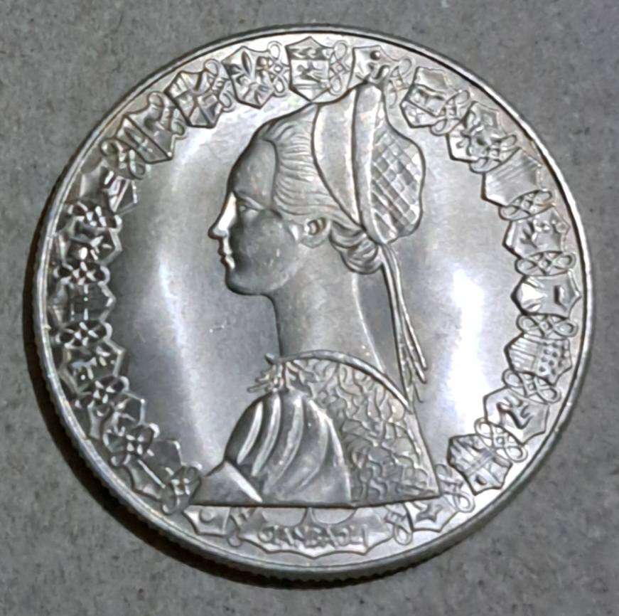 Vintage L,500 Italian Commemorative coin New