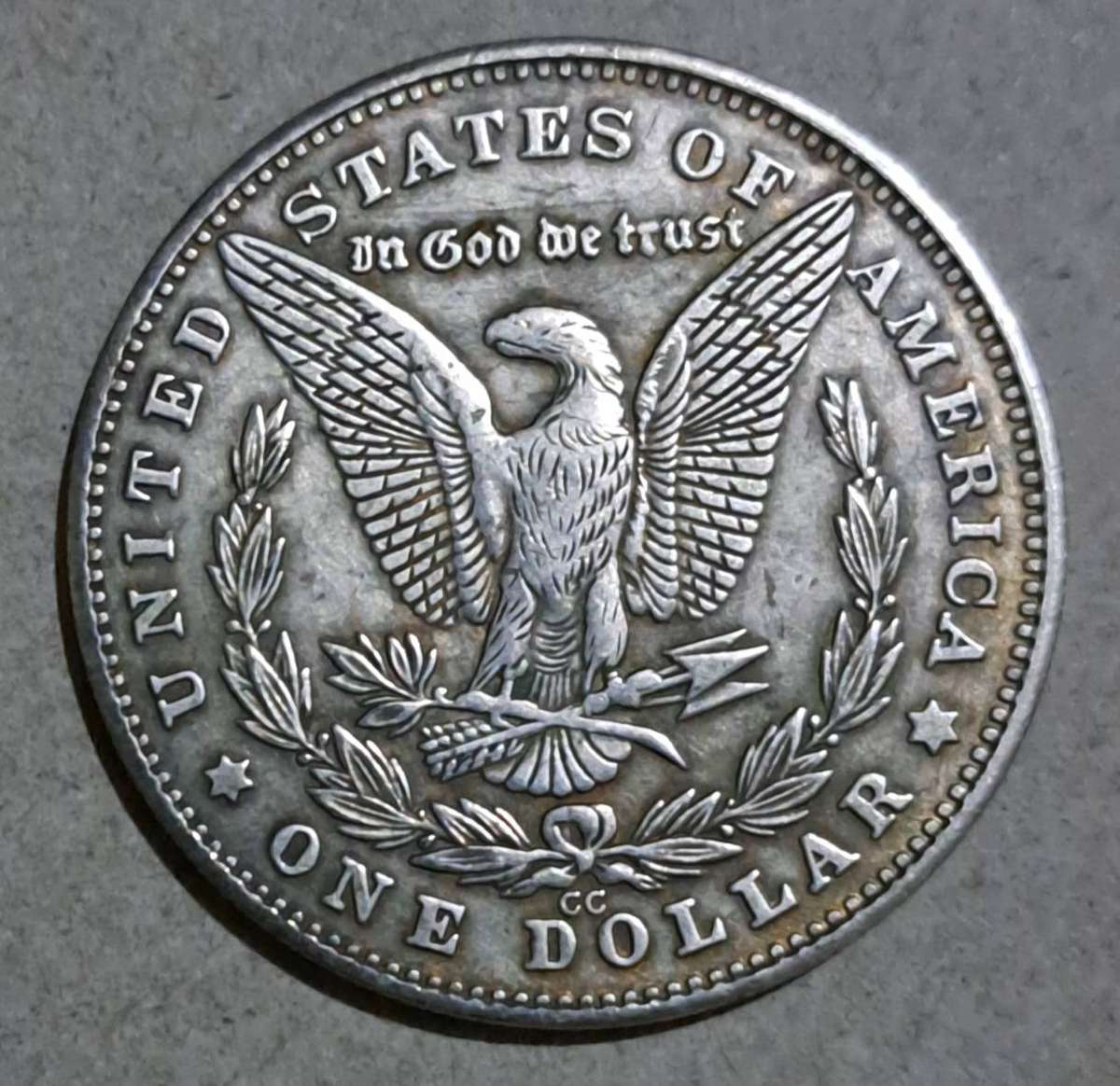 Vintage Inspired One Dollar All-seeing Eye Commemorative coin Crown size coin New