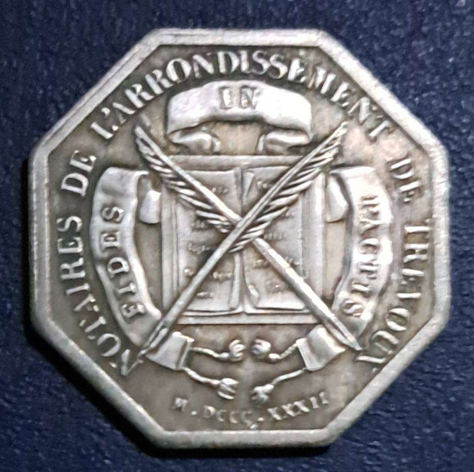 Vintage Octagonal Snake Commemorative Coin