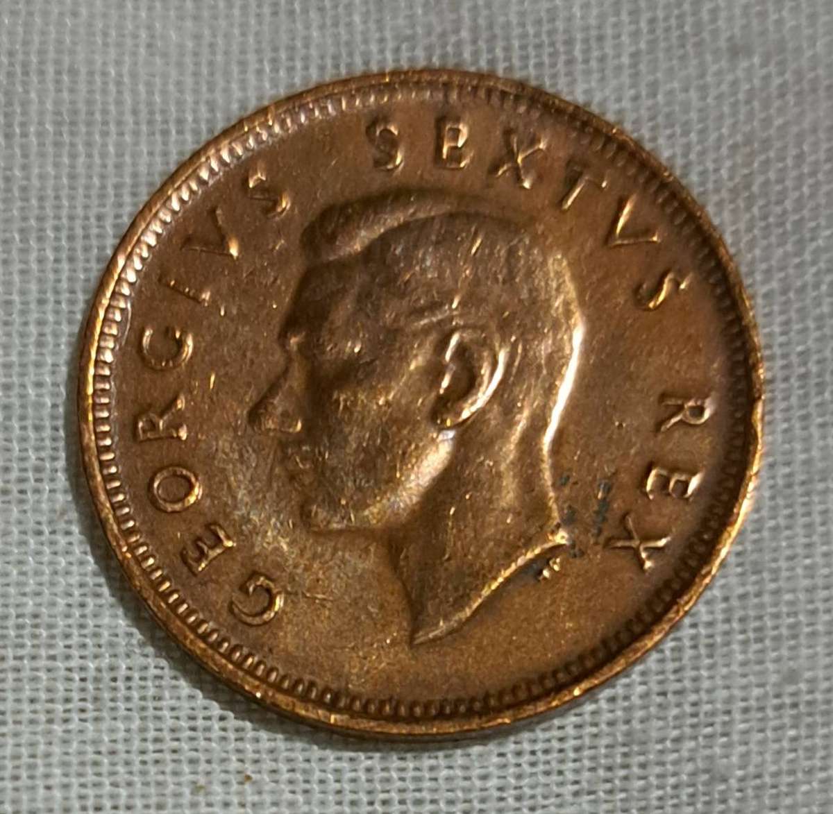 Quarter Penny -1950-  South Africa. Uncirculated coin.New