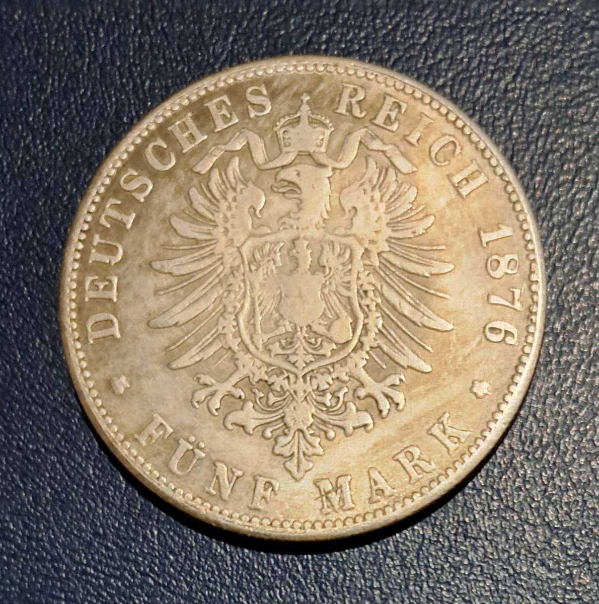 1876 5 Mark German Empire Prussia, Bavaria Commemorative coin