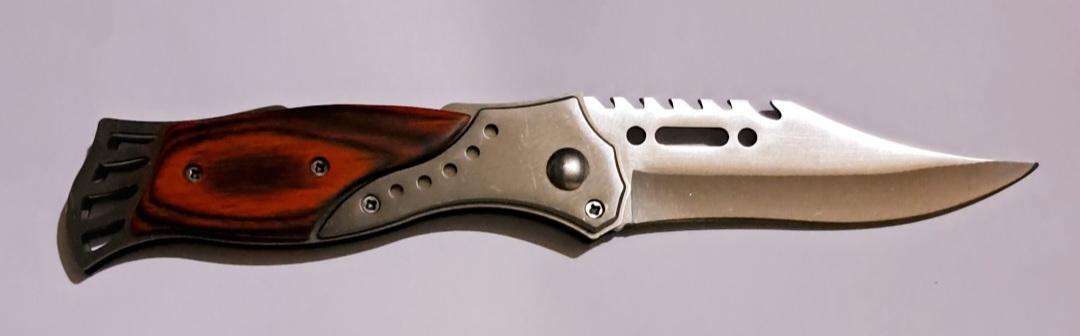Hunting Pocket Flick Knife 20cm & Sheath. "New" (1 of 2 )