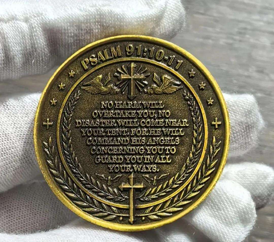 Winged Knight Armour Warrior Commemorative Coin Archangel Michael  ( 1 of 2 )