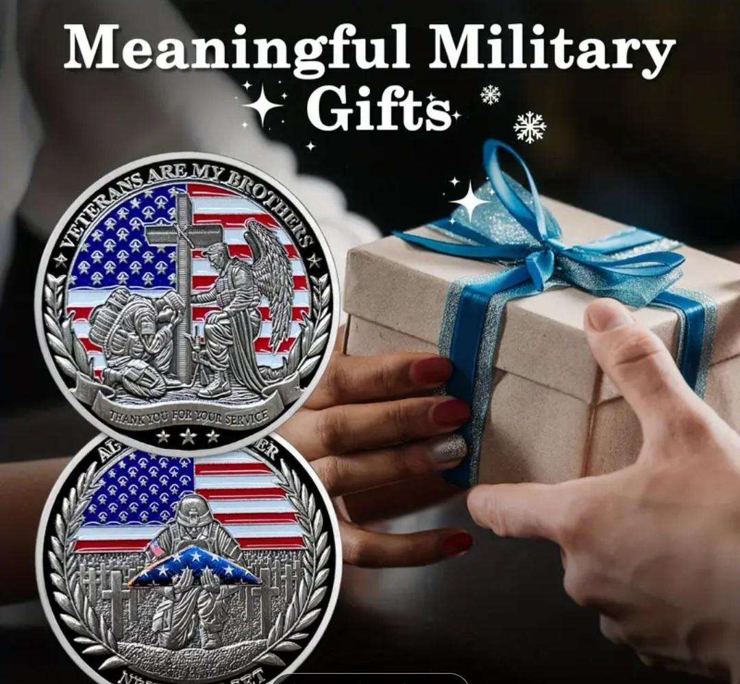 American Military Patriotic Honouring Sirvice,Veteran Commemorative Coin ' no1 '.