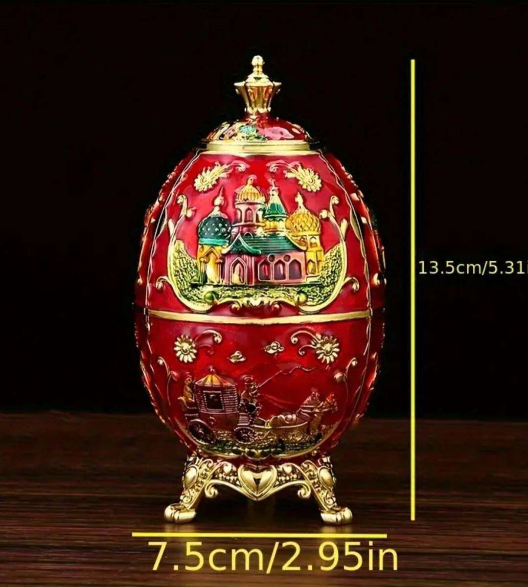 Elegant Luxury Automatic Toothpick Dispenser Earopean Stayle " Golden-Red" Castle Crown "