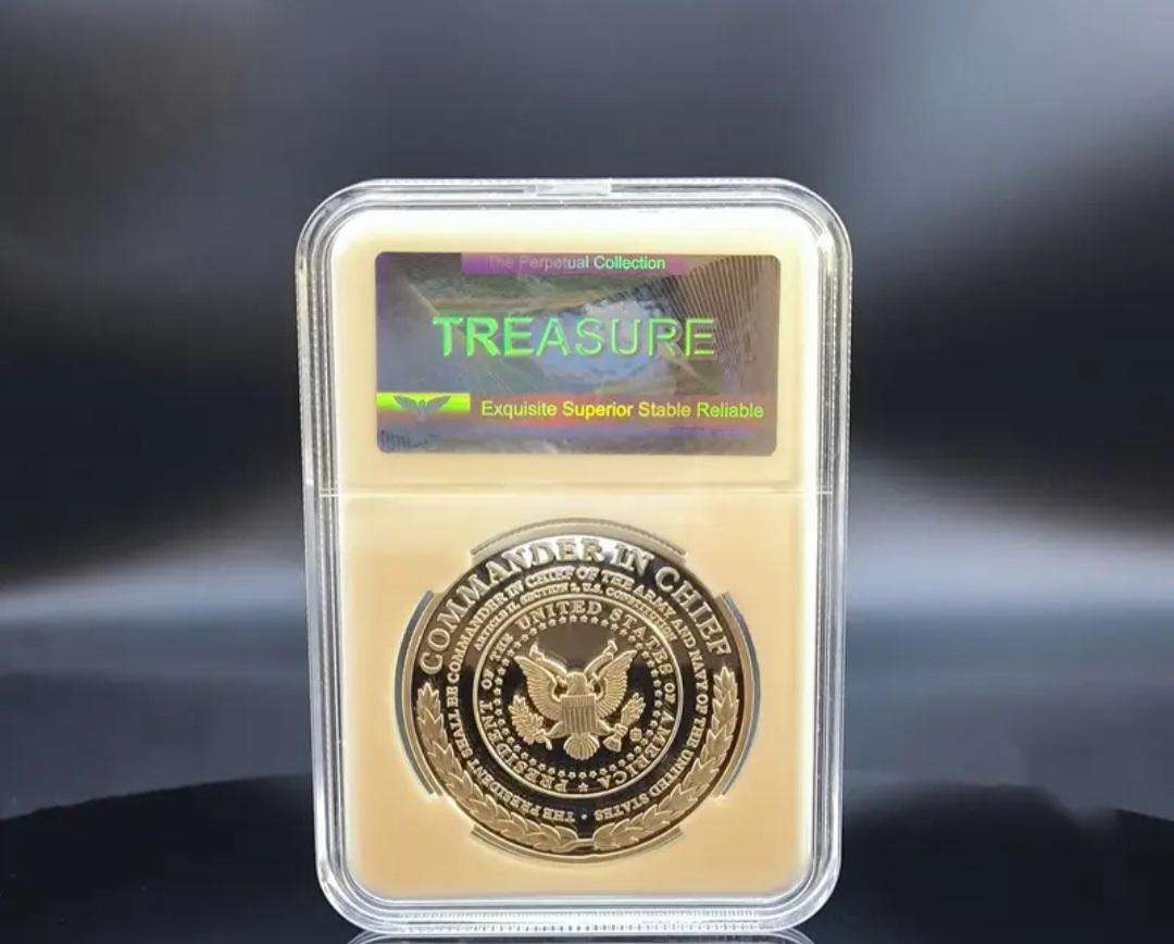 1861 American Civil War " Abraham Lincoln " Commemorative Coin "Boxed" New