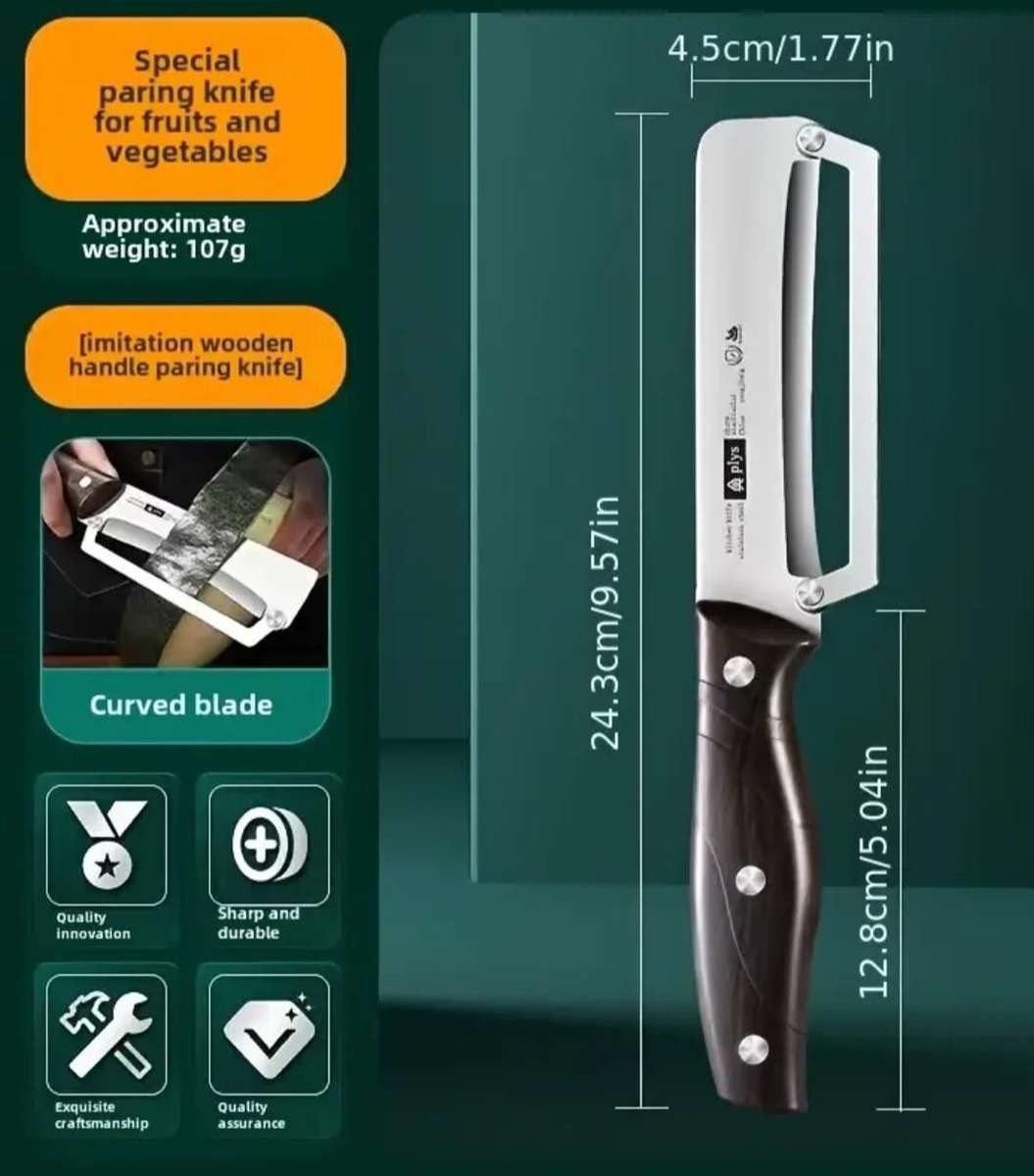 Commercial Sugarcane Peeler, Sharp S- Steel Blade " Not suitable for Left-hand"