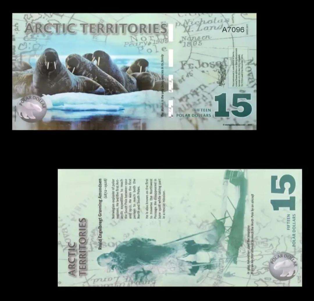 14pcs Arctic Wildlife Paper Money Set,Animal Designs "Excellent" New