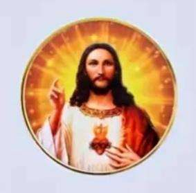 Marry & Joseph Gold Plated Coin New in Capsule.   40mm "Religious coins"