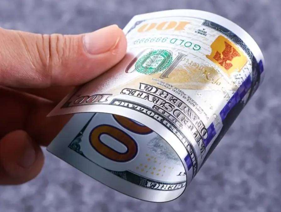 7pc Silvery Foil Highly Collectibe Dollar Notes "one Dollar to 100 Dollars" Amazing-quality