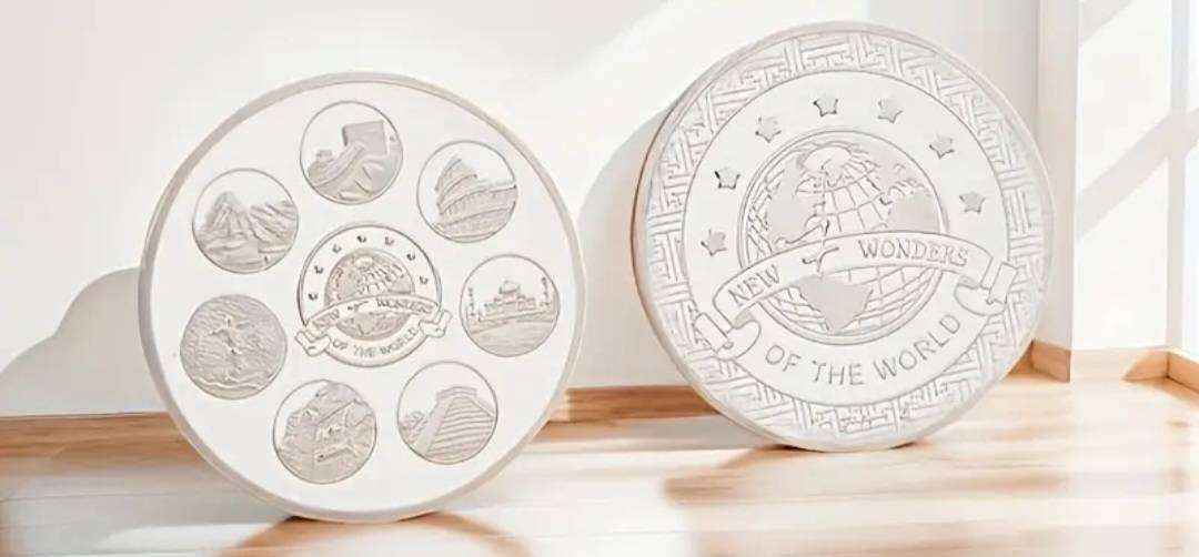 2  Seven Civilizations Cultural Heritage Commemorative Coins New in Capsule.