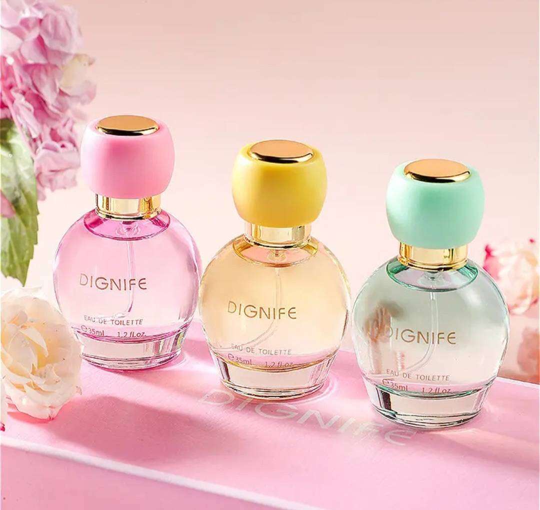 Elegant Fragrance Dignife Trio:Luxurious 3pc Women's Perfume New in Gift Box.