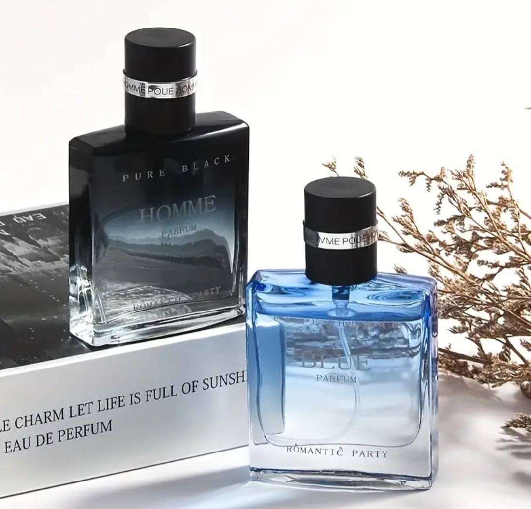 Attraction Men's Perfume Set Longlasting Light Fragrance Azure Cologne 2*30ml Charming Men's Gift Se