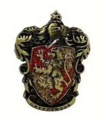 5pc Harry Potter Hogwarts House Crest " Pin Badges" The Full Set of 5pc" New