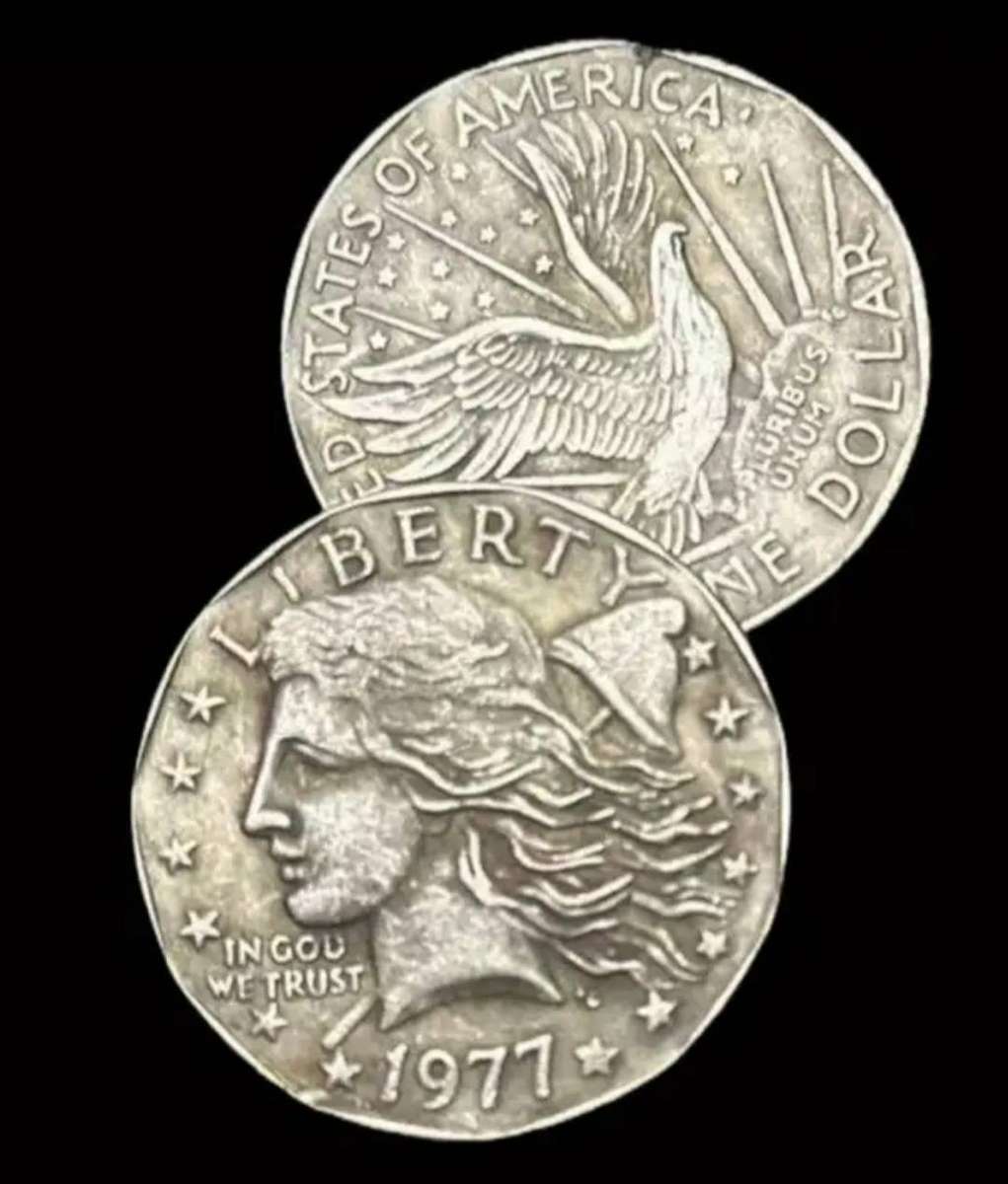 USA 1977 One Dollar Commemaritive Coin New 2,59cm