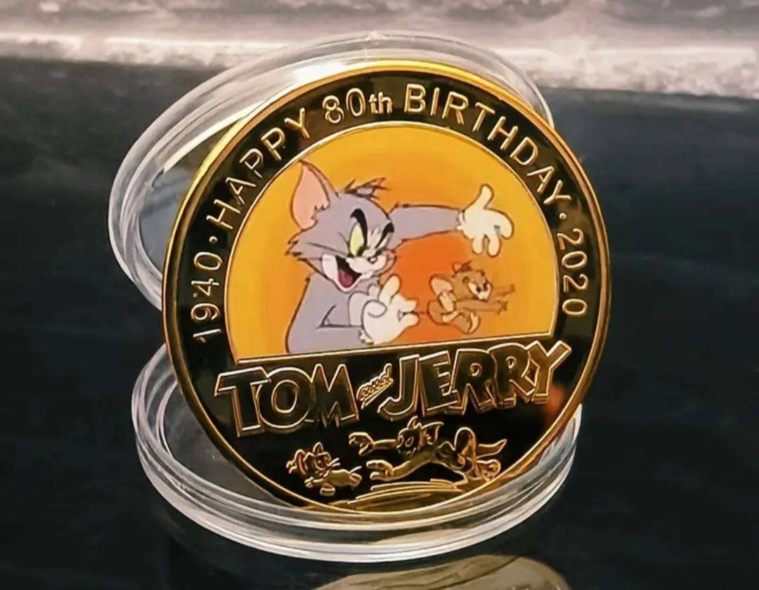 Full Set 5pcs Warner Bros "Tom & Jerry" Characters Commemorative Coin Set New in Capsule.
