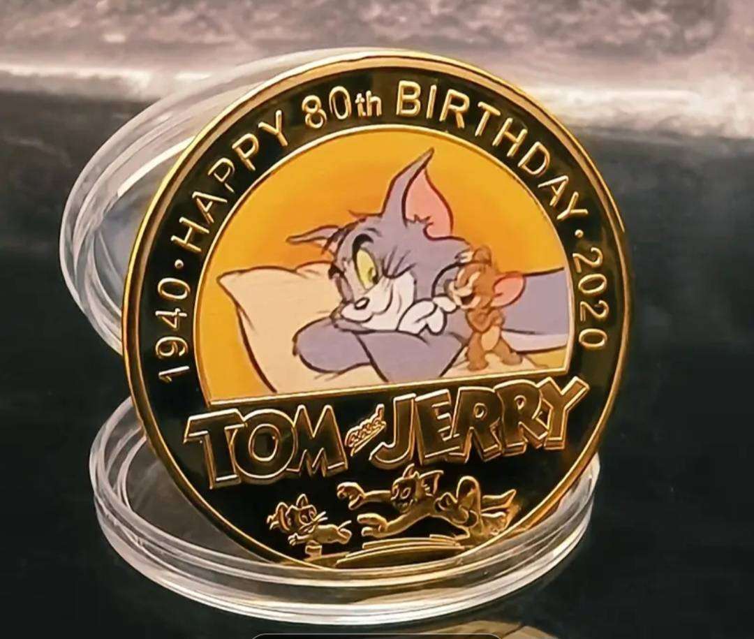 Full Set 5pcs Warner Bros "Tom & Jerry" Characters Commemorative Coin Set New in Capsule.