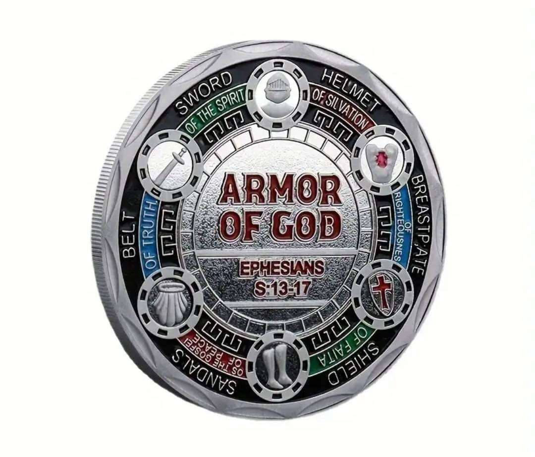 Armor of God  Commemorative Coin.  " Pray Always " New in Capsule.